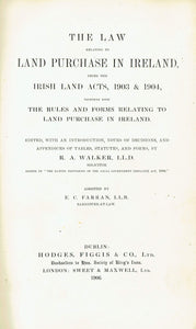 The Law Relating to Land Purchase in Ireland