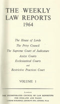 The Weekly Law Reports 1964.