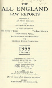 The All England Law Reports 1955 Volume 1