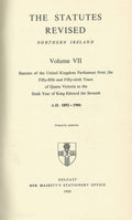 The Statutes Revised - Northern Ireland, Volume VII, 1892-1906