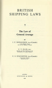 The law of general average: 7 (British shipping laws series)