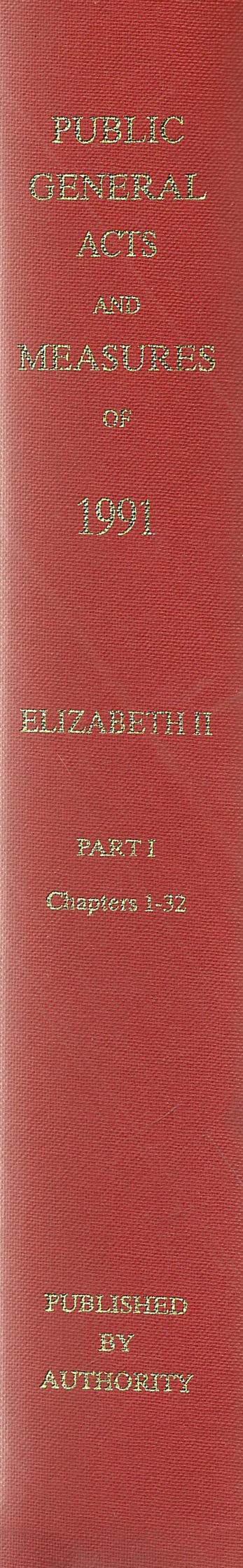 THE PUBLIC GENERAL ACTS 1991 PART 4.