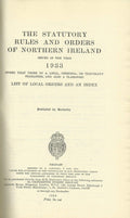 Northern Ireland Statutory Rules and Orders 1933