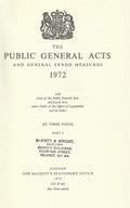 The public general acts and General Synod measures