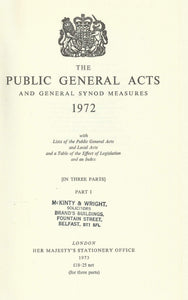 The public general acts and General Synod measures