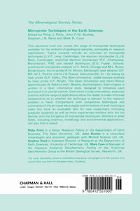 Microprobe Techniques in the Earth Sciences (The Mineralogical Society Series)