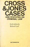 Cases and Statutes on Criminal Law