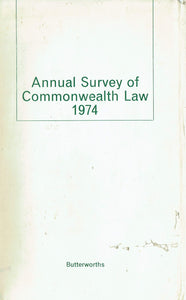 Annual Survey of Commonwealth Law 1974