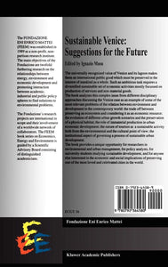 Sustainable Venice: Suggestions for the Future (Economics, Energy and Environment)