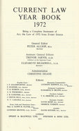 Current Law Year Book 1972