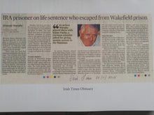 Load image into Gallery viewer, Having it Away. A Story of Freedom, Friendship and IRA Jailbreak