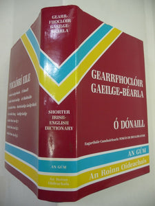 Gearrfhocloir Gaeilge-Bearla