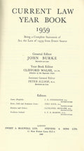 "Current Law" Year Book 1959