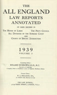 The All England Law Reports Annotated: 1939 Vol 3