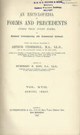 An Encyclopaedia of Forms and Precedents Other than Court Forms - Vol XVII (17), General Index