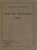 The League of nations. ~ Social and humanitarian work
