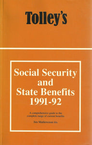 Tolley's Social Security and State Benefits 1991-92