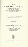 The law of trusts: A statement of the rules of law and equity applicable to trusts of real and personal property