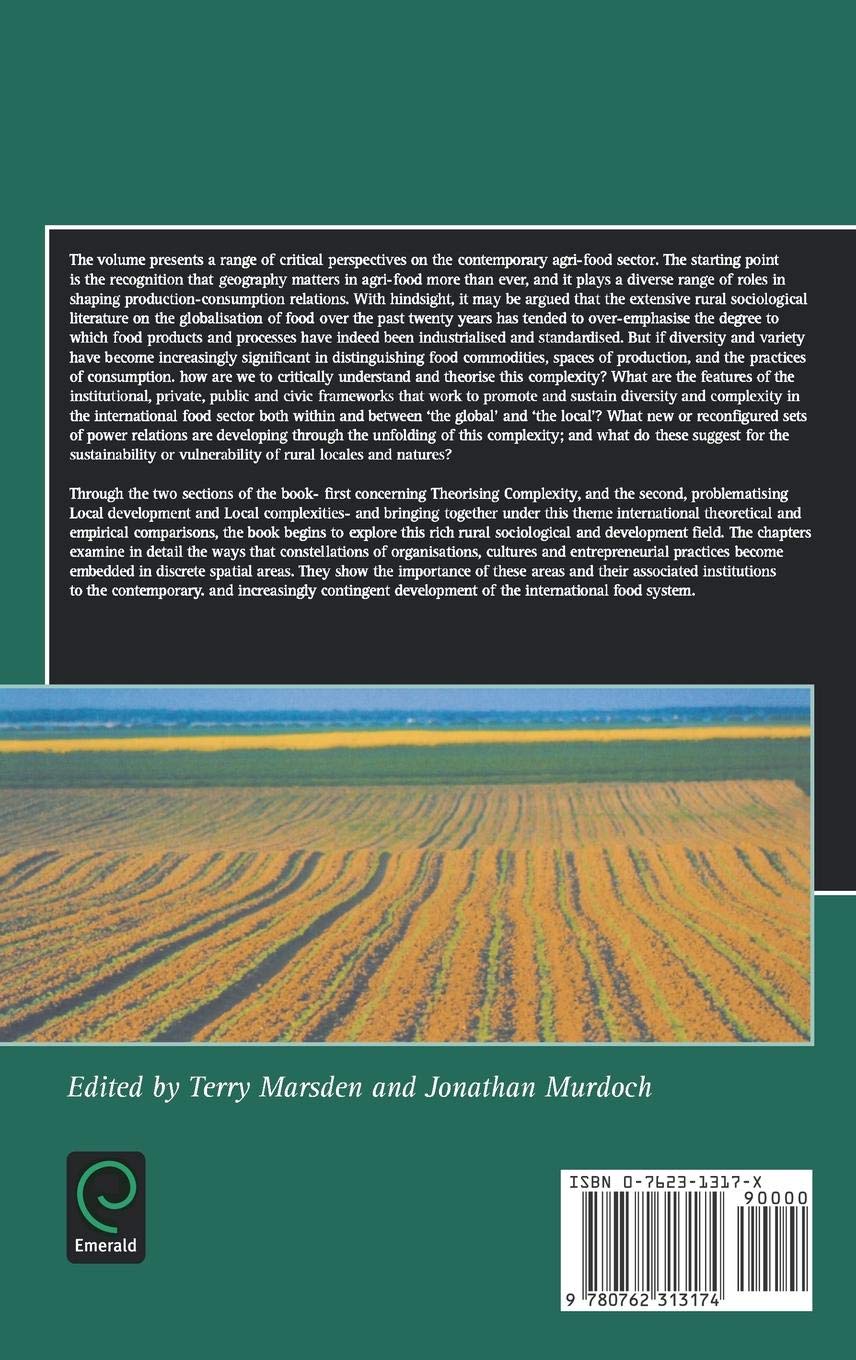 Between the Local and the Global: Confronting Complexity in the Contemporary Agri-Food Sector (Research in Rural Sociology & Development): 12 (Research in Rural Sociology and Development)