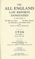 The All England Law Reports, 1936: Volume 2.