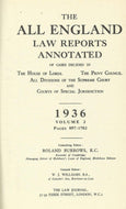 The All England Law Reports, 1936: Volume 2.