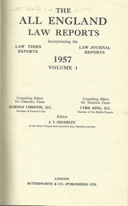 THE ALL ENGLAND LAW REPORTS 1957 VOLUME 1