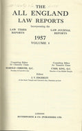 The All England Law Reports 1957 Volume 1