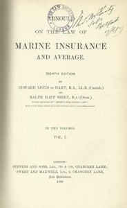 Arnould on the Law of Marine Insurance and Average
