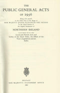 Northern Ireland: The Public General Acts of 1956