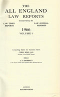 The All England Law Reports 1966 Volume 1