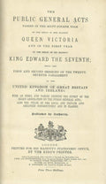 The Public General Acts - 64 Vict 1900 and 1 Edw. VII 1901