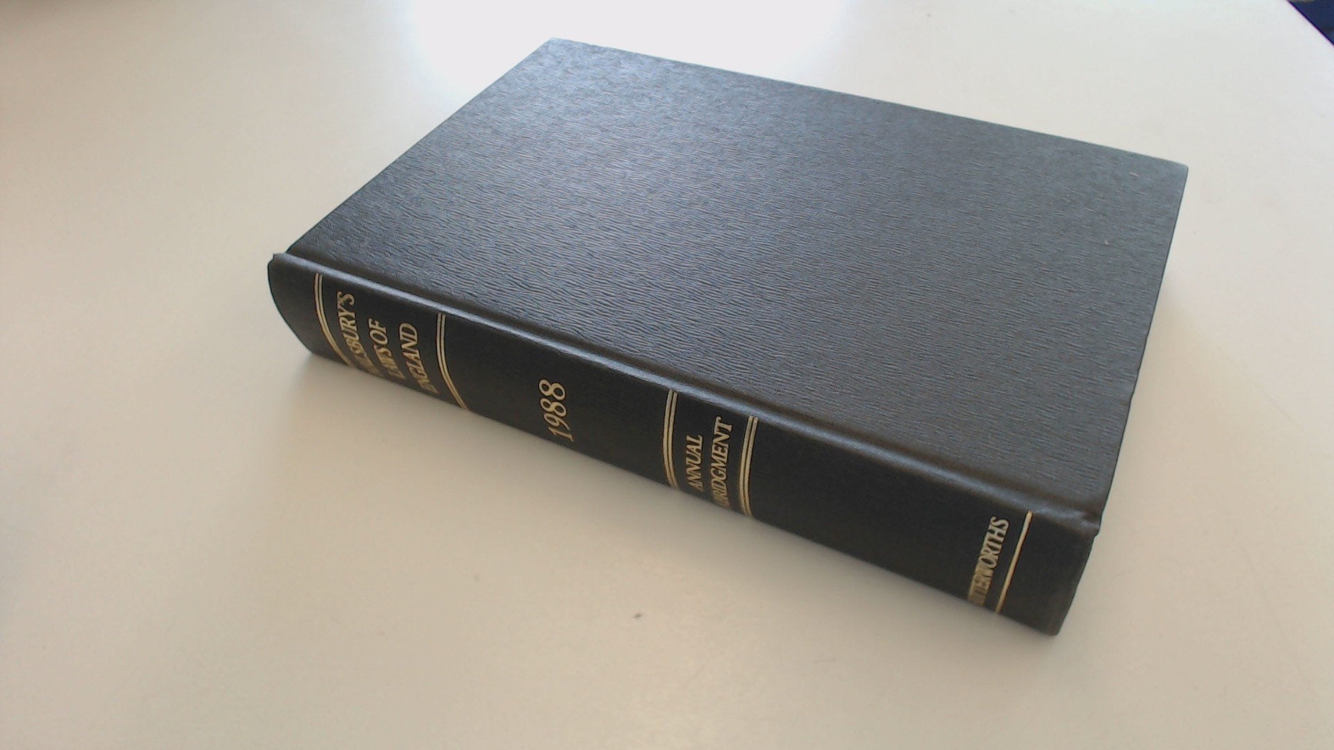 Halsbury's Laws Of England Annual Abridgment 1988