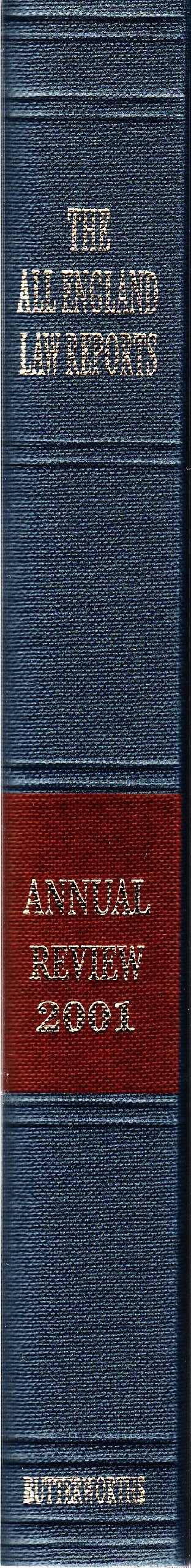 The All England Law Reports - Annual Review 2001