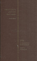 Halsbury's Laws of England - Fourth Edition, 2006 Cumulative Supplement - Part 2, Volume 23-52