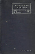 Official Congressional Directory for the use of the United States Congress. 62d Congress. 3d Session. Second Edition.