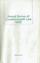 Load image into Gallery viewer, Annual Survey of Commonwealth Law 1968