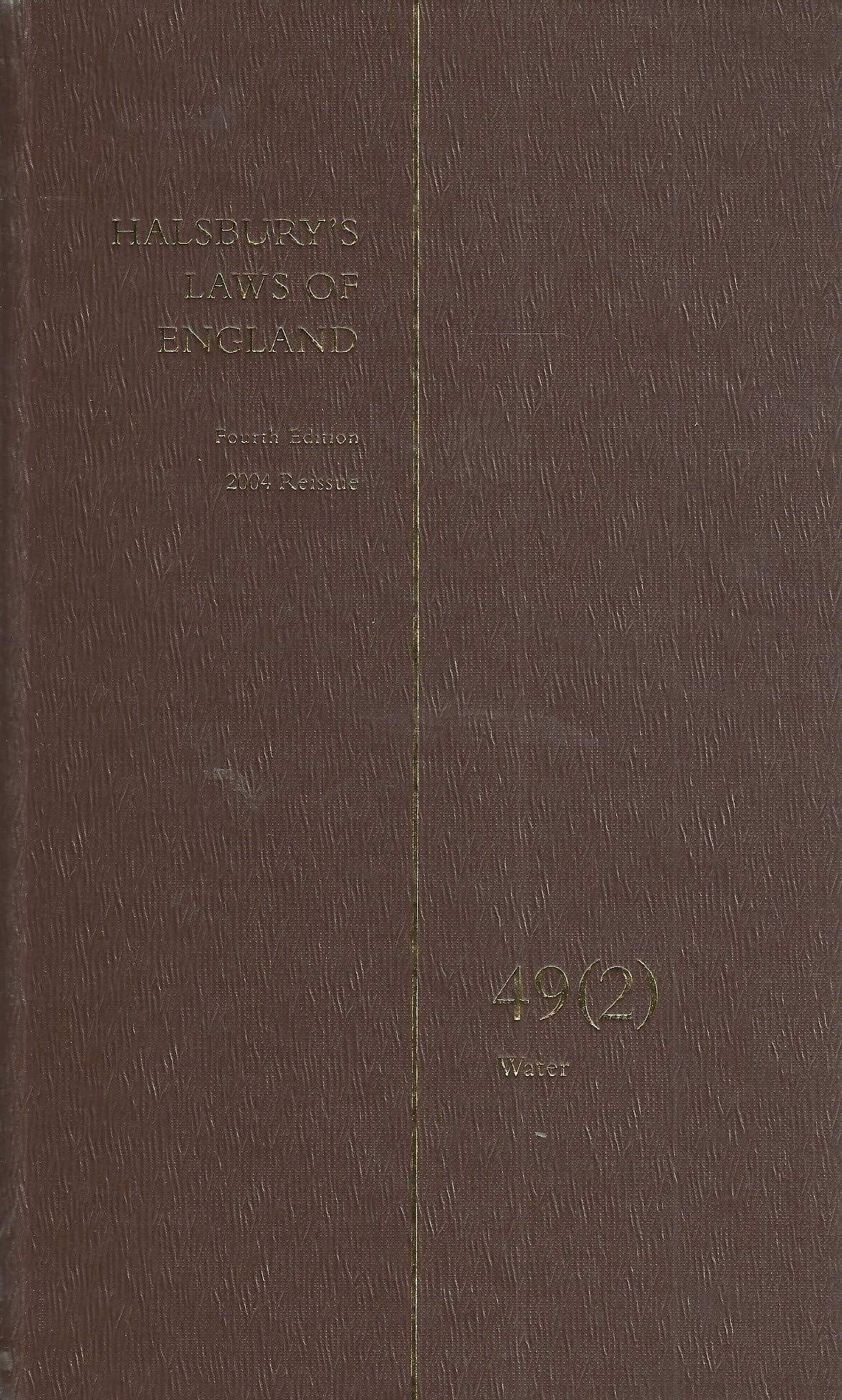 Halsbury's Laws of England Volume 49(2) (Halsbury's Laws of England)
