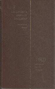 Halsbury's Laws of England - Fourth Edition Reissue 16(2): Easements, Equity, Estoppel