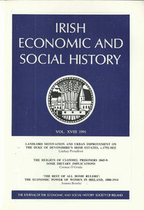 Irish Economic and Social History - Vol XVIII (23), 1991