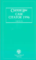 Current Law Case Citator, 1996