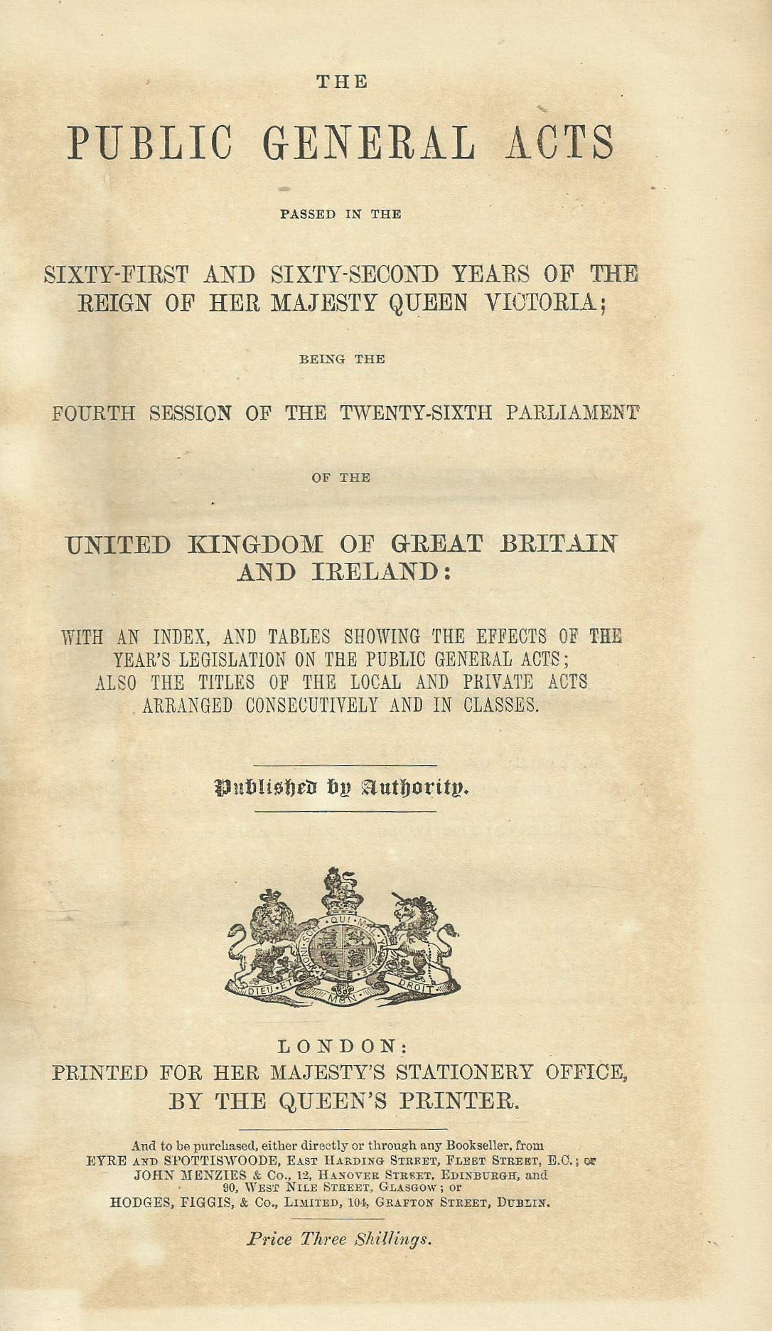 Public General Acts 1898