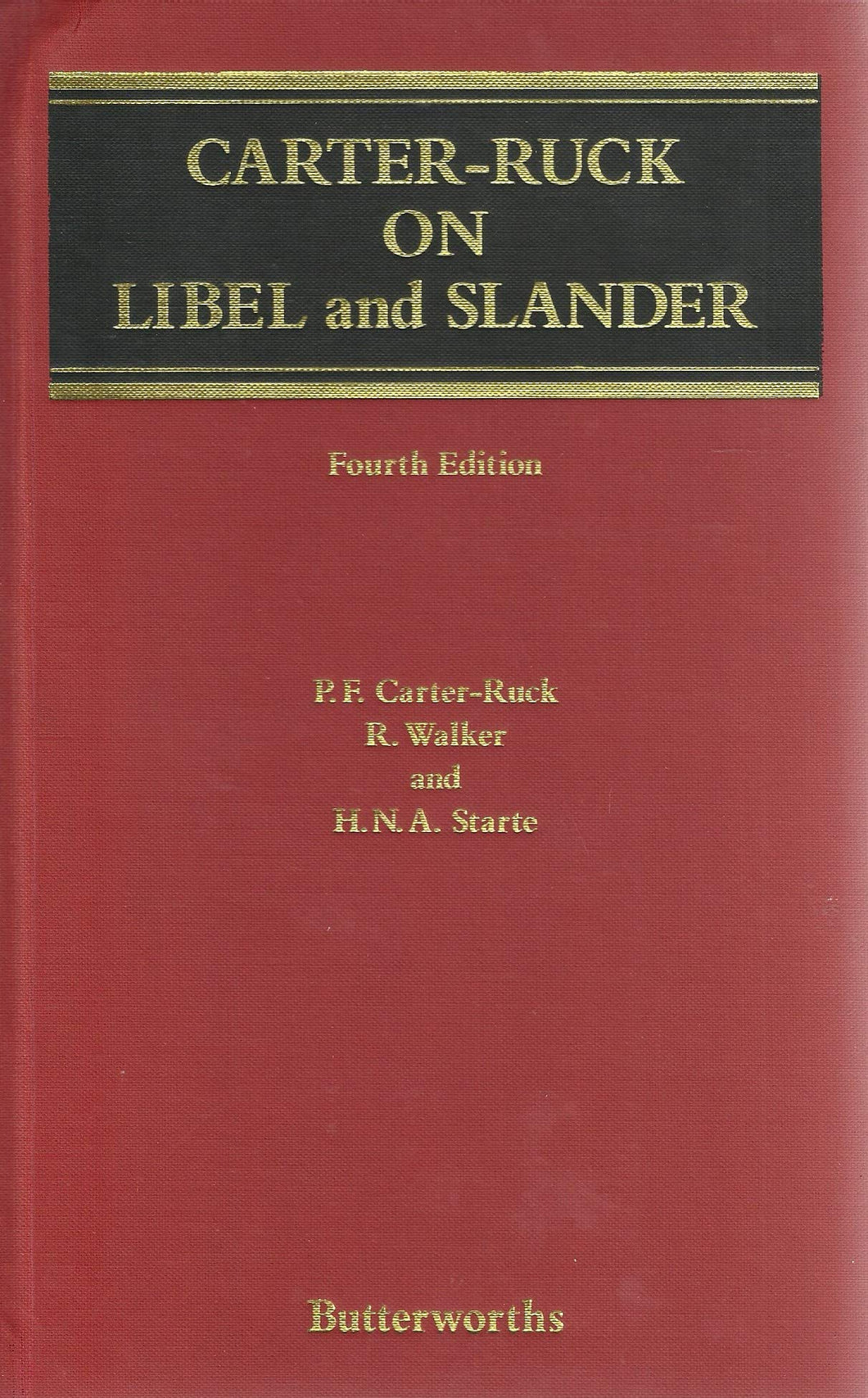 On Libel and Slander