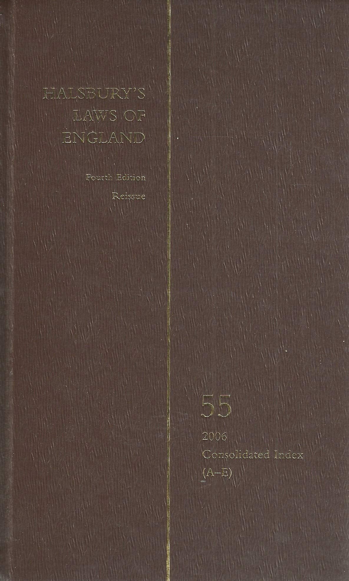 Halsbury's Laws of England Vol 55