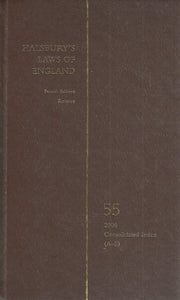 Halsbury's Laws of England Vol 55