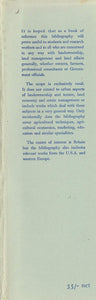 Bibliography Of Rural Land Economy And Landownership 1900-1957: A full list of the works relating to the British Isles and selected works from the United States and Western Europe
