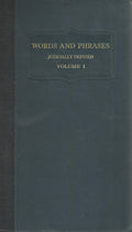 Words and Phrases Judicially Defined: Volume I (Volume 1), A-C