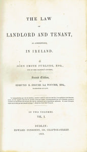 The Law Of Landlord And Tenant, As Administered In Ireland.