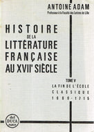 Histoire de la littérature française au XVIIe siècle