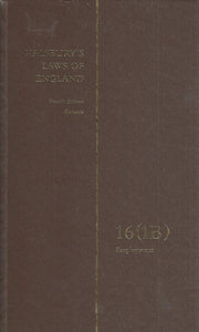 Halsbury's Laws of England Vol 16 (1B)