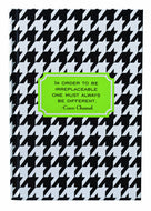 Eccolo Great Minds Coco Chanel Quote Hardcover Journal, Multicolored Print, 5-1/2 by 8-Inch